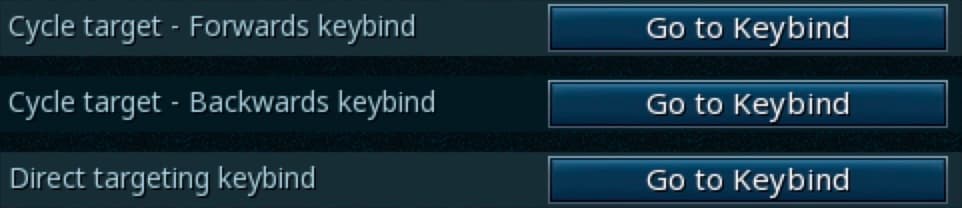 Target Cycle Keybinds